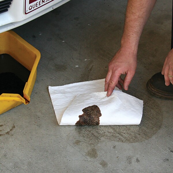 WP12 White Absorbent Mats | Absorbent Pads | Fuel Oil Absorbent Mats | Fuel & Oil Abosorbent Mats | Spill Kits | Oil spill clean up | petrol spill clean up | Brisbane | Sydney | Melbourne | Perth